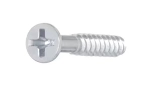 #8 x 1-1/4 in. Phillips Flat Head Zinc Plated Wood Screw (100-Pack)